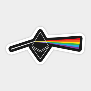 Ethereum Rainbow Prism Sticker